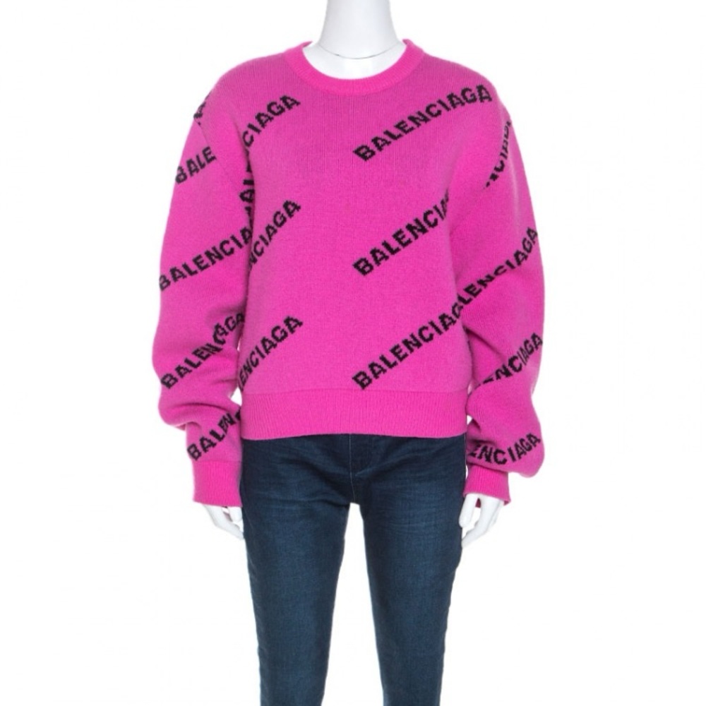 Balenciaga Logo Crewneck Sweater